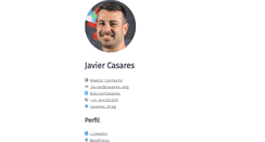 Desktop Screenshot of javiercasares.com